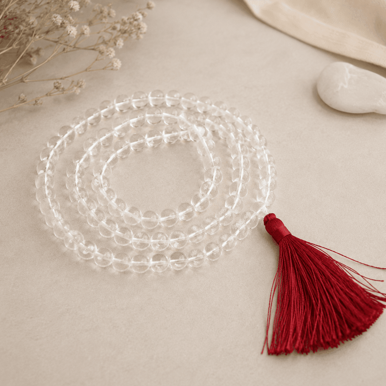 Crystal Mala 100% Natural thumbnail 2
