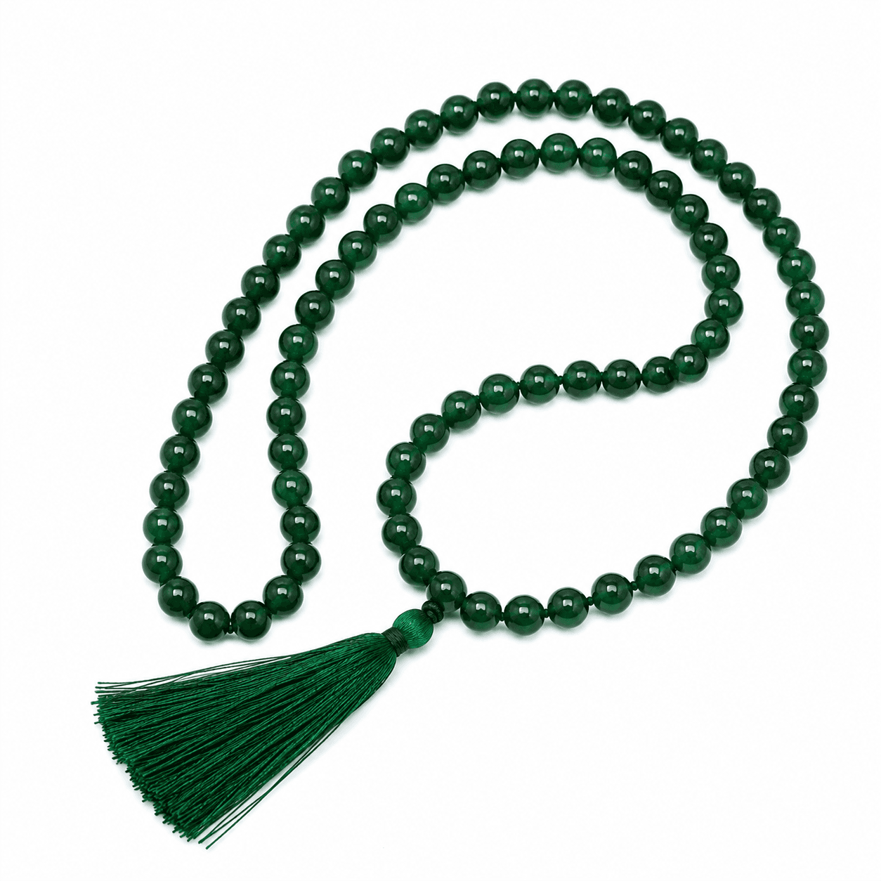 Green Hakik (Agate) Mala thumbnail 2