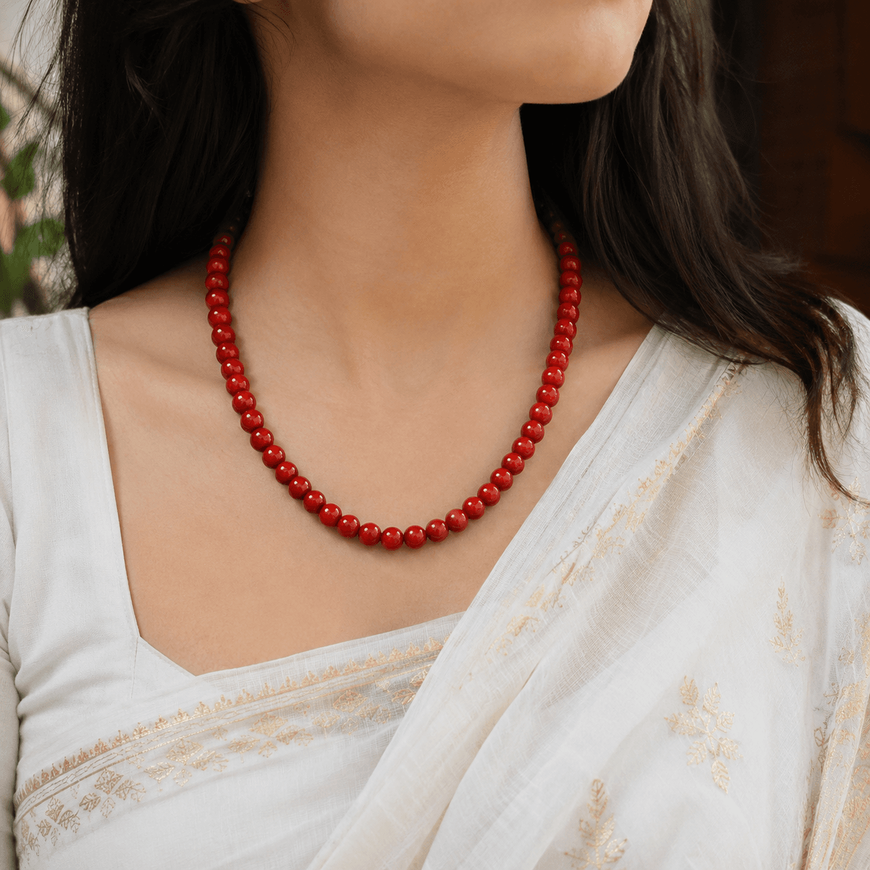 Red Hakik (Agate) Mala thumbnail 3