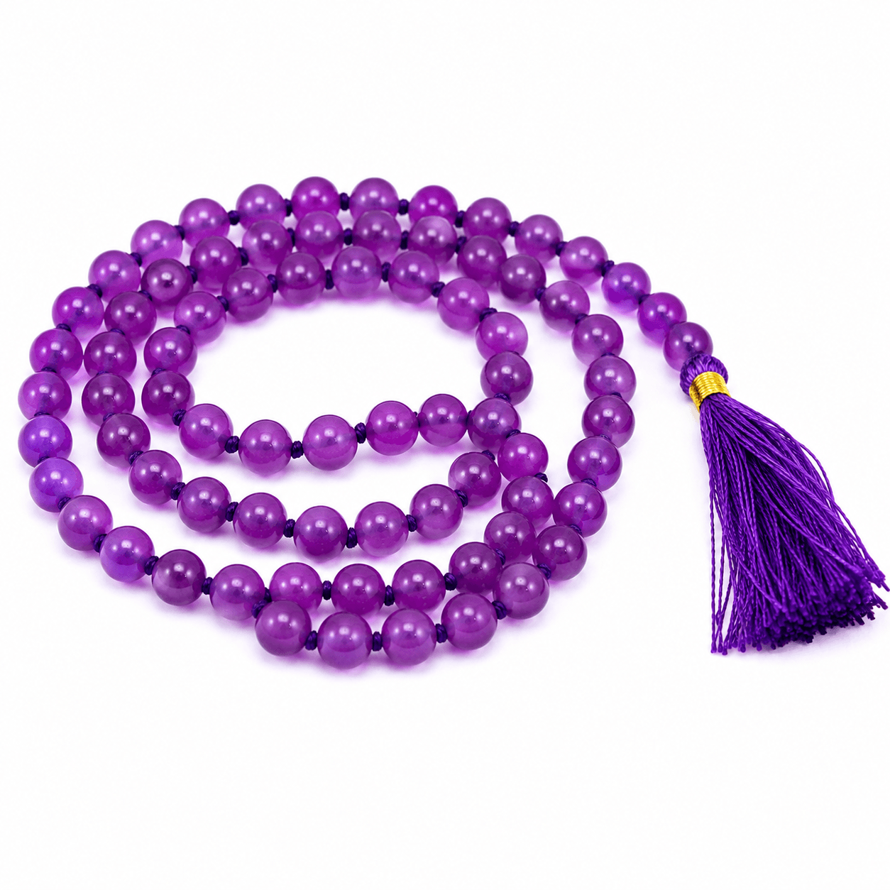 Violet Hakik (Agate) Mala thumbnail 3