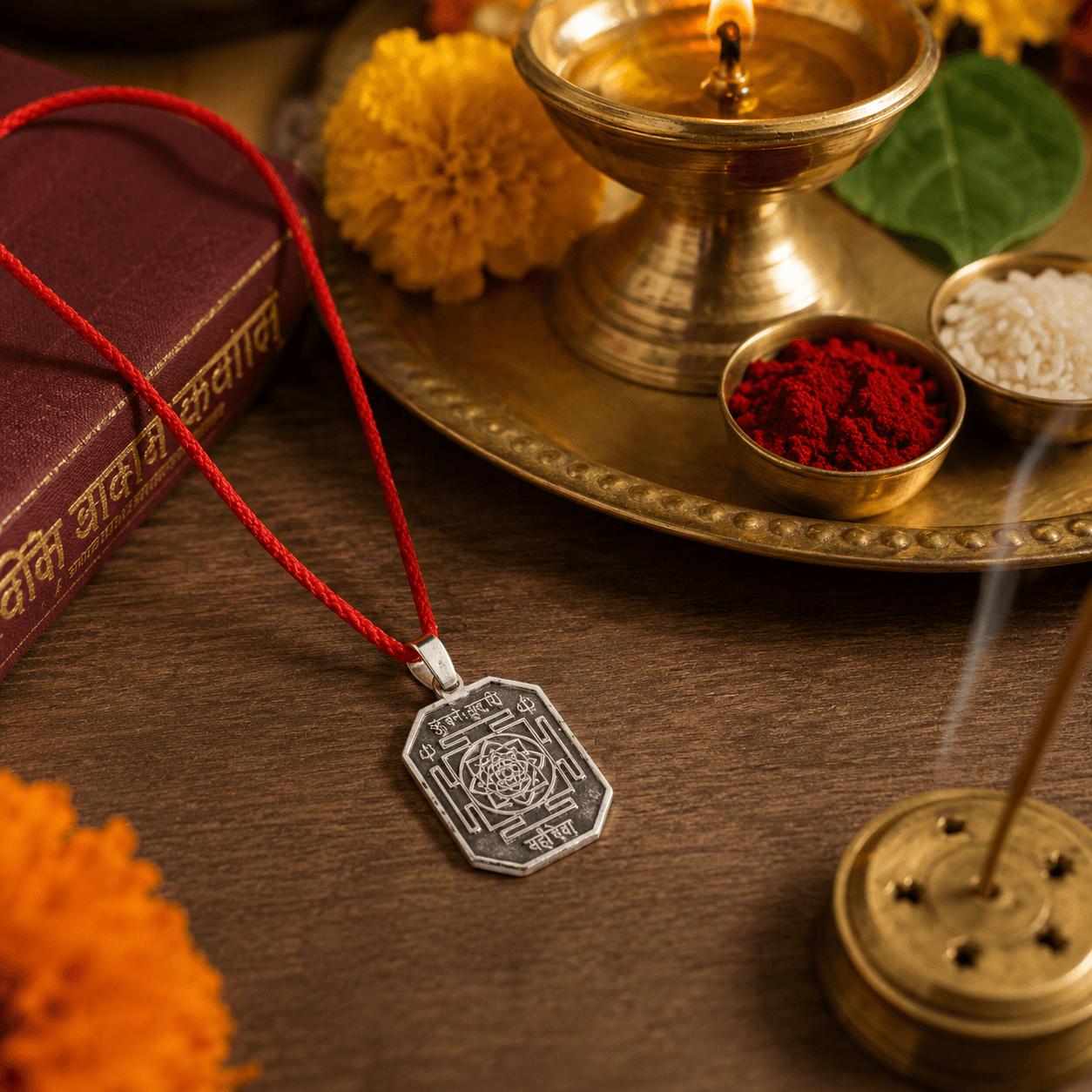 Bhuwaneshwary Yantra Pendant thumbnail 2