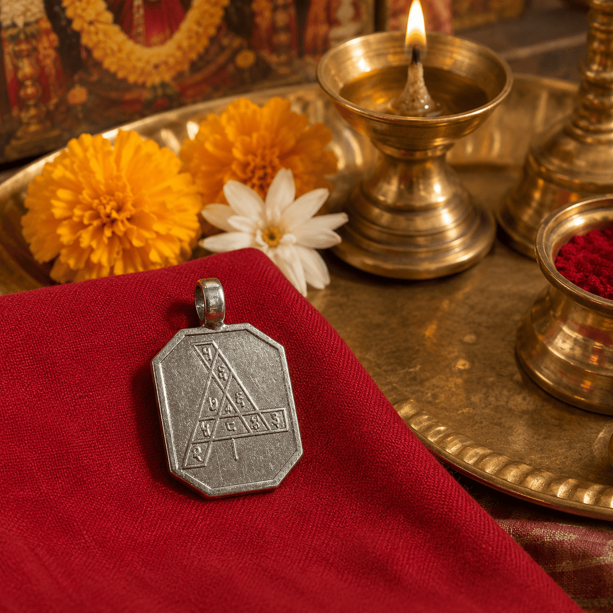 Durga Bissa Yantra Pendant thumbnail 2