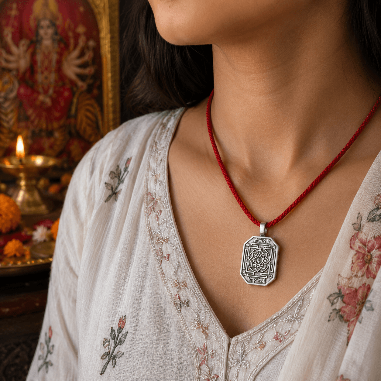 Mahakali Yantra Pendant thumbnail 3