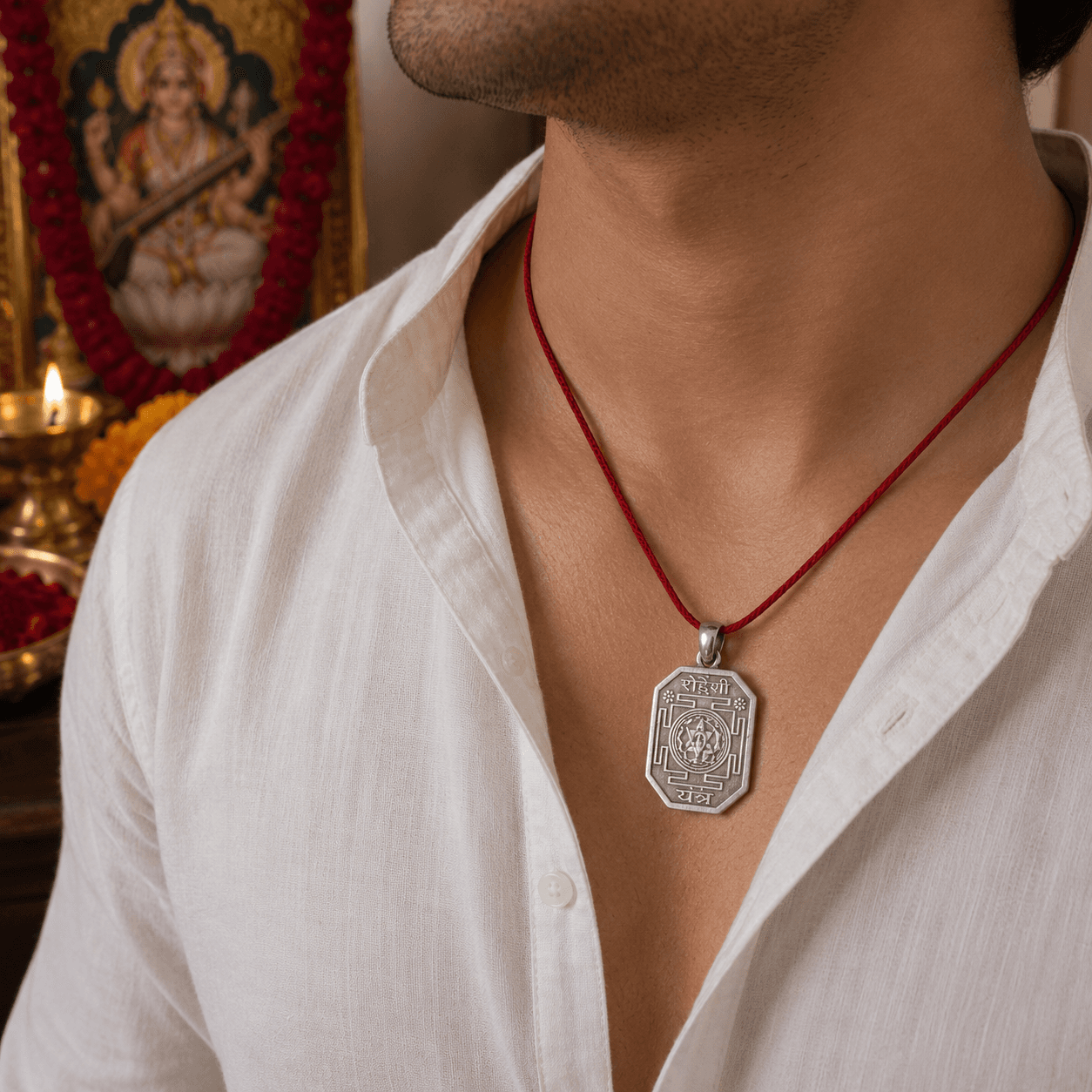 Shodashi (Tripura Sundari) Yantra Pendant thumbnail 3