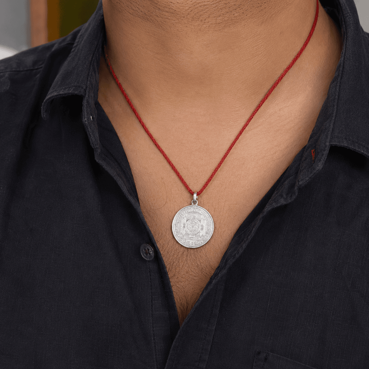 Shree Yantra Dibbi (Box) Pendant thumbnail 3