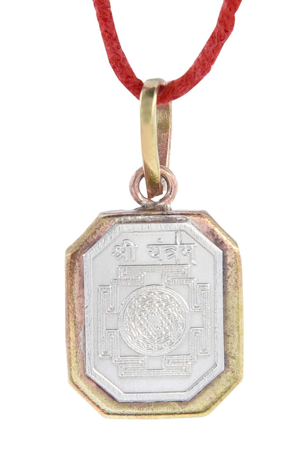 Shree Yantra Dibbi (Square Box) Pendant - Image 1