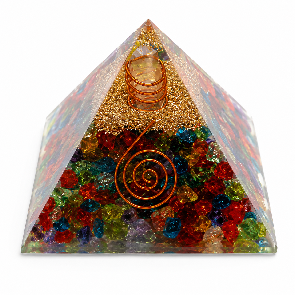 Crystal Healing Orgonite Pyramid thumbnail 2