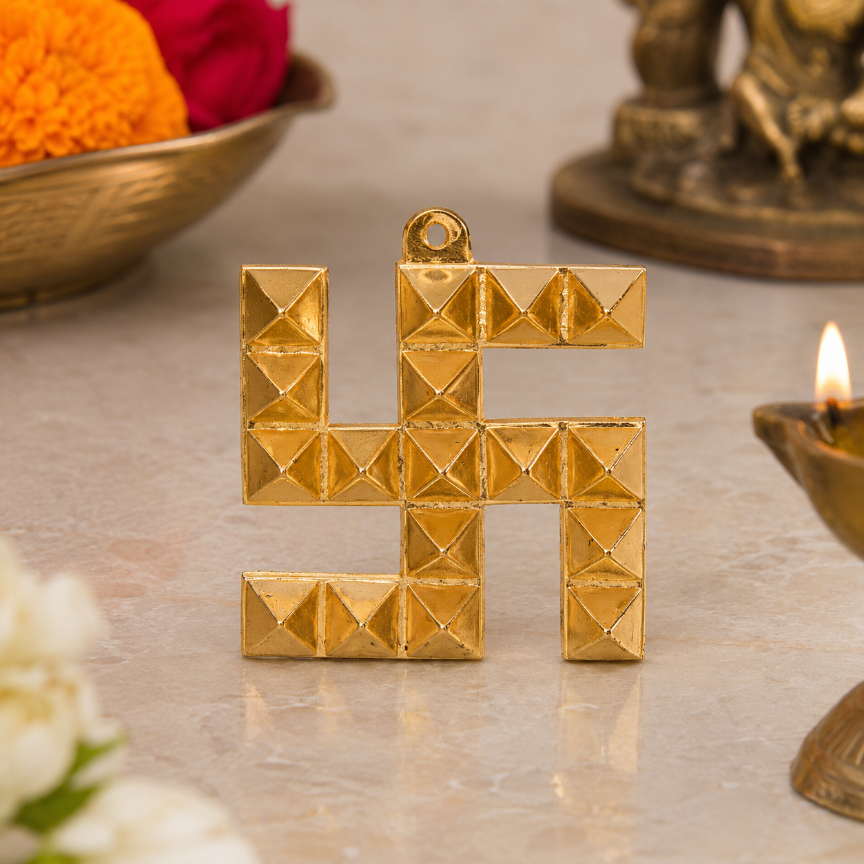 Pyramid on Swastik