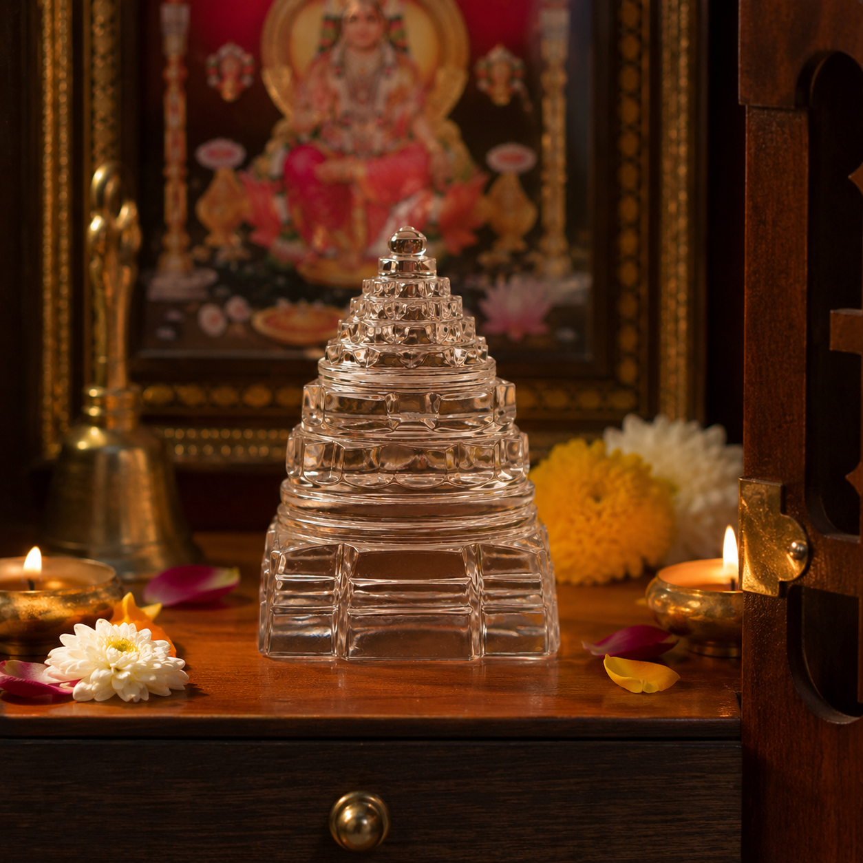 Crystal Shri Yantra thumbnail 3