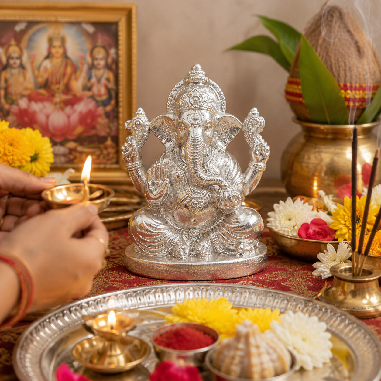 Parad Riddhi Siddhi Ganesh thumbnail 3