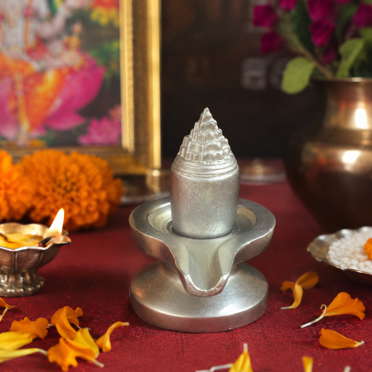 Parad Shri Yantra Shivlingam Combo thumbnail 5