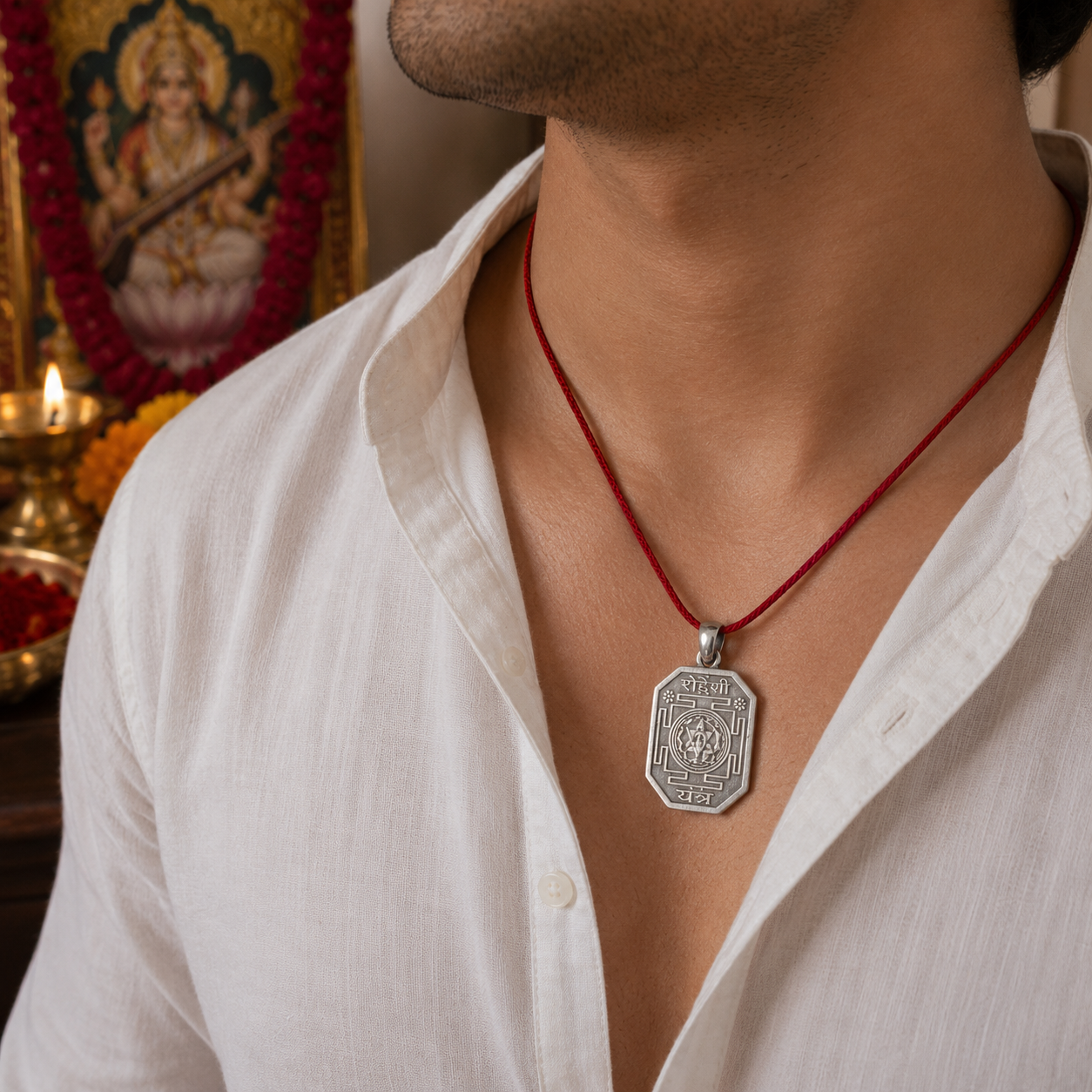 Shodashi (Tripura Sundari) Yantra Pendant thumbnail 3