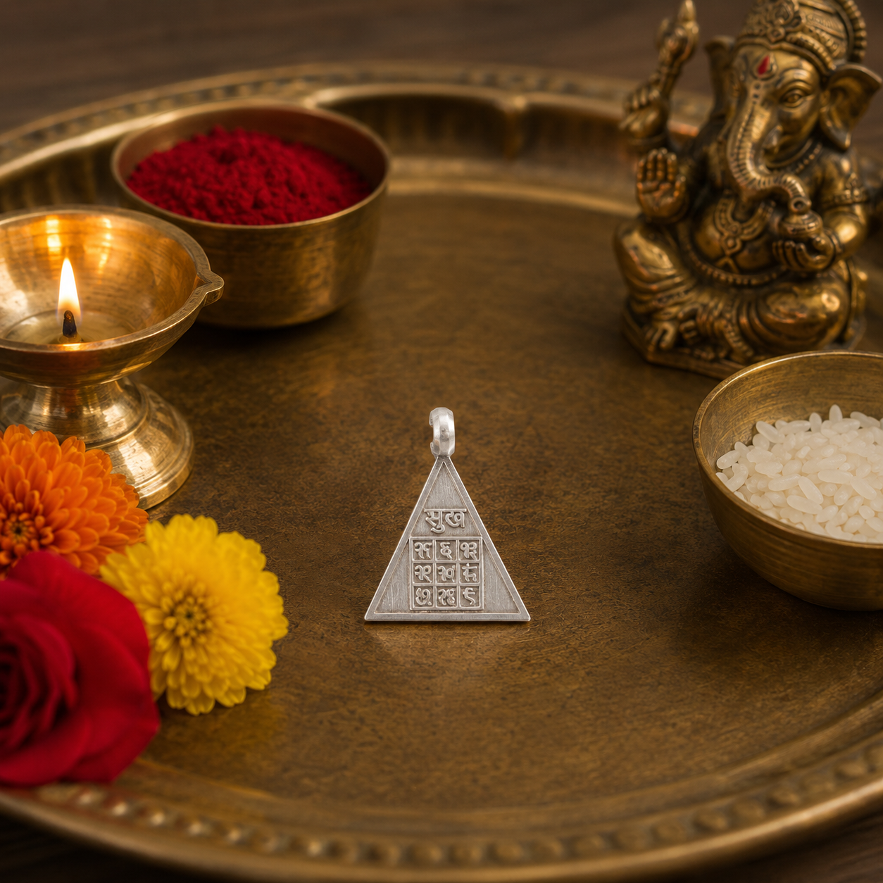 Shukra Yantra Pendant thumbnail 2