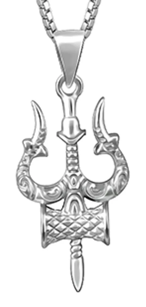 Shiv Trishul Damaru Pendant