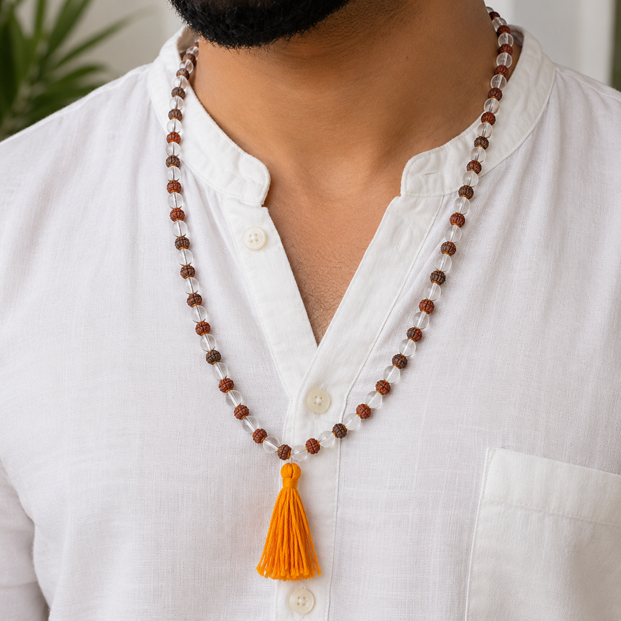 Rudraksha Sphatik Mala
