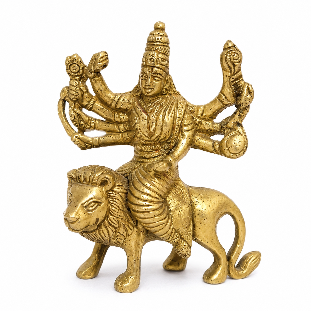 Ashtadhatu Maa Durga (8-Metal Goddess Durga) thumbnail 2