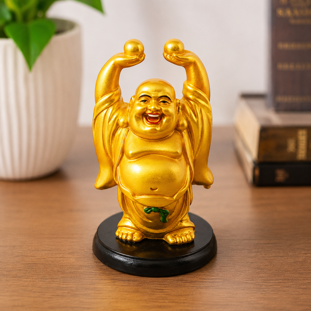 Feng Shui Standing Laughing Buddha thumbnail 2