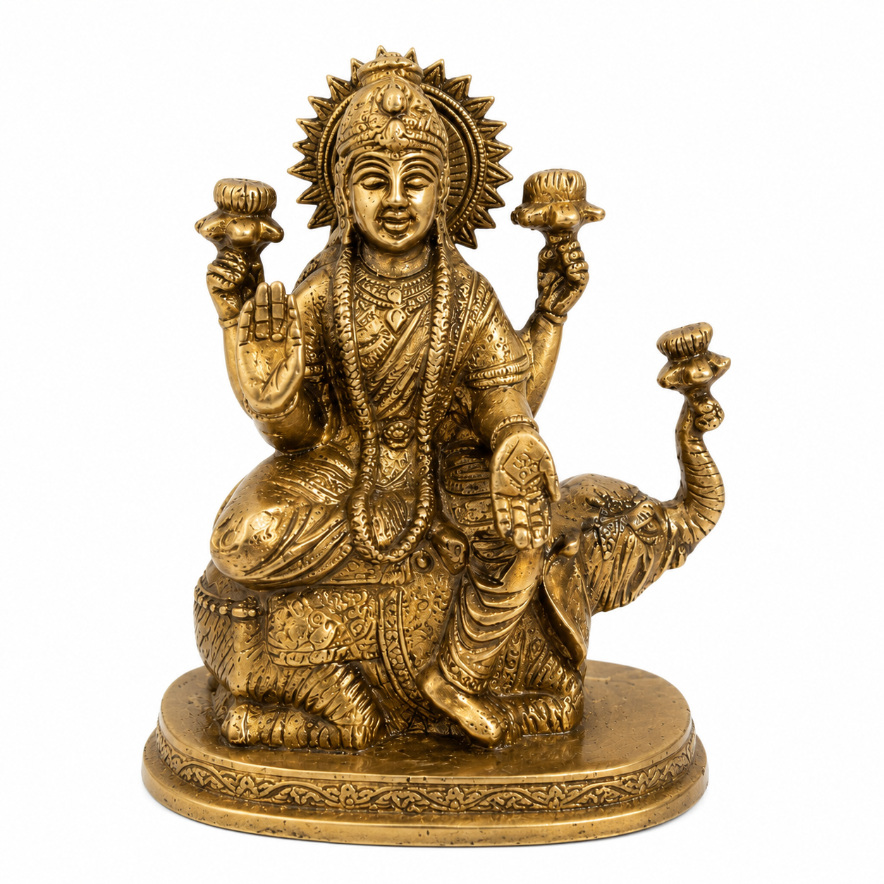 Gaj Laxmi Idol (Goddess Lakshmi with Elephants) - Image 1