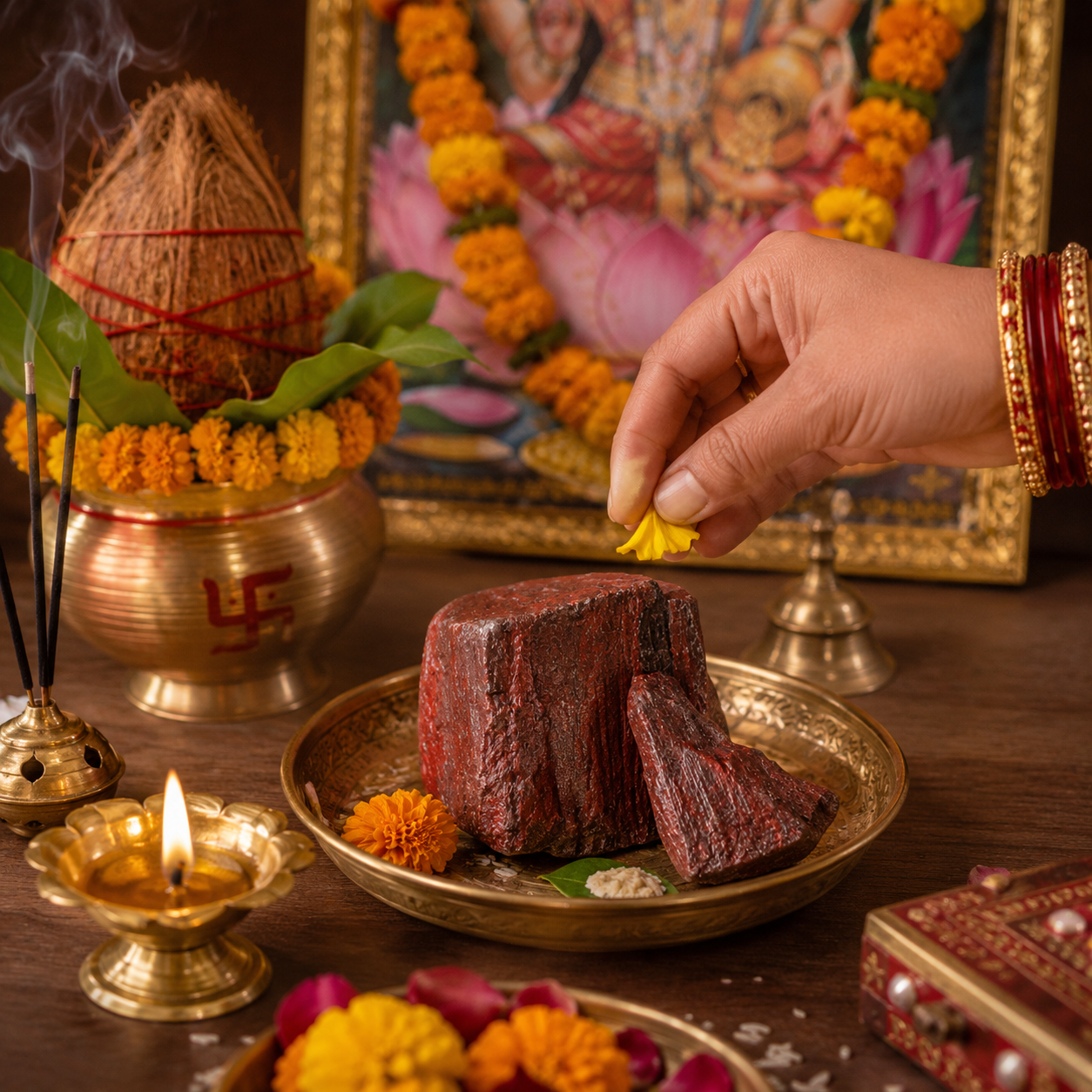 Kamkhaya Sindoor (Sacred Sindoor from Kamakhya) thumbnail 2