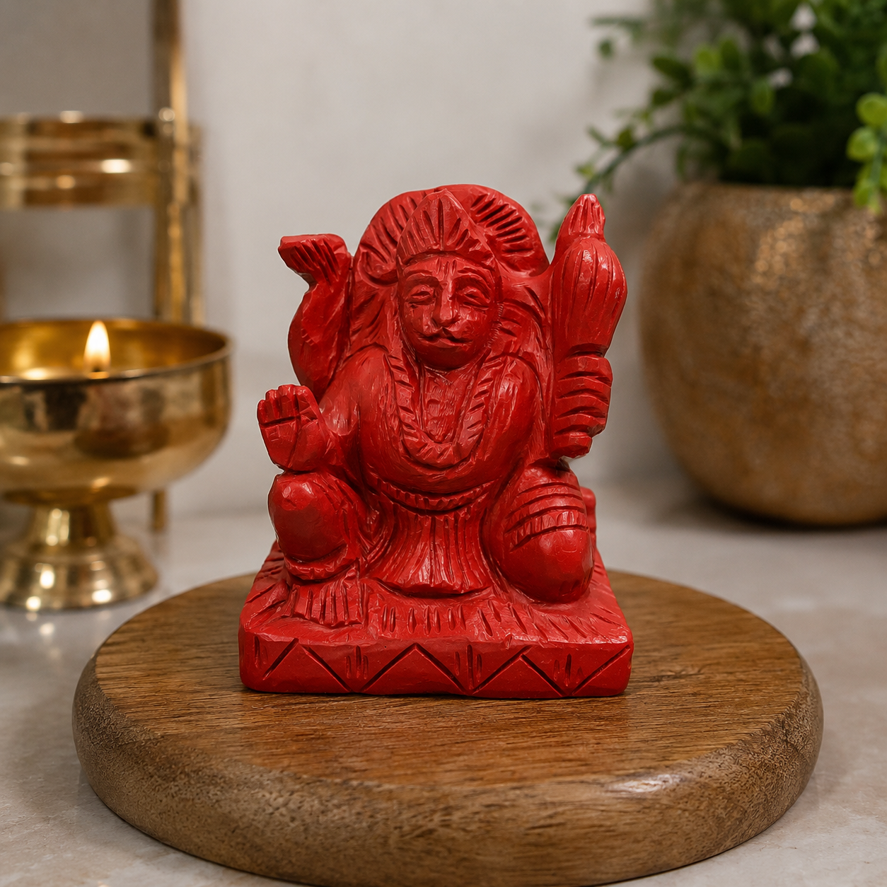 Moonga Hanuman (Coral Hanuman) thumbnail 3