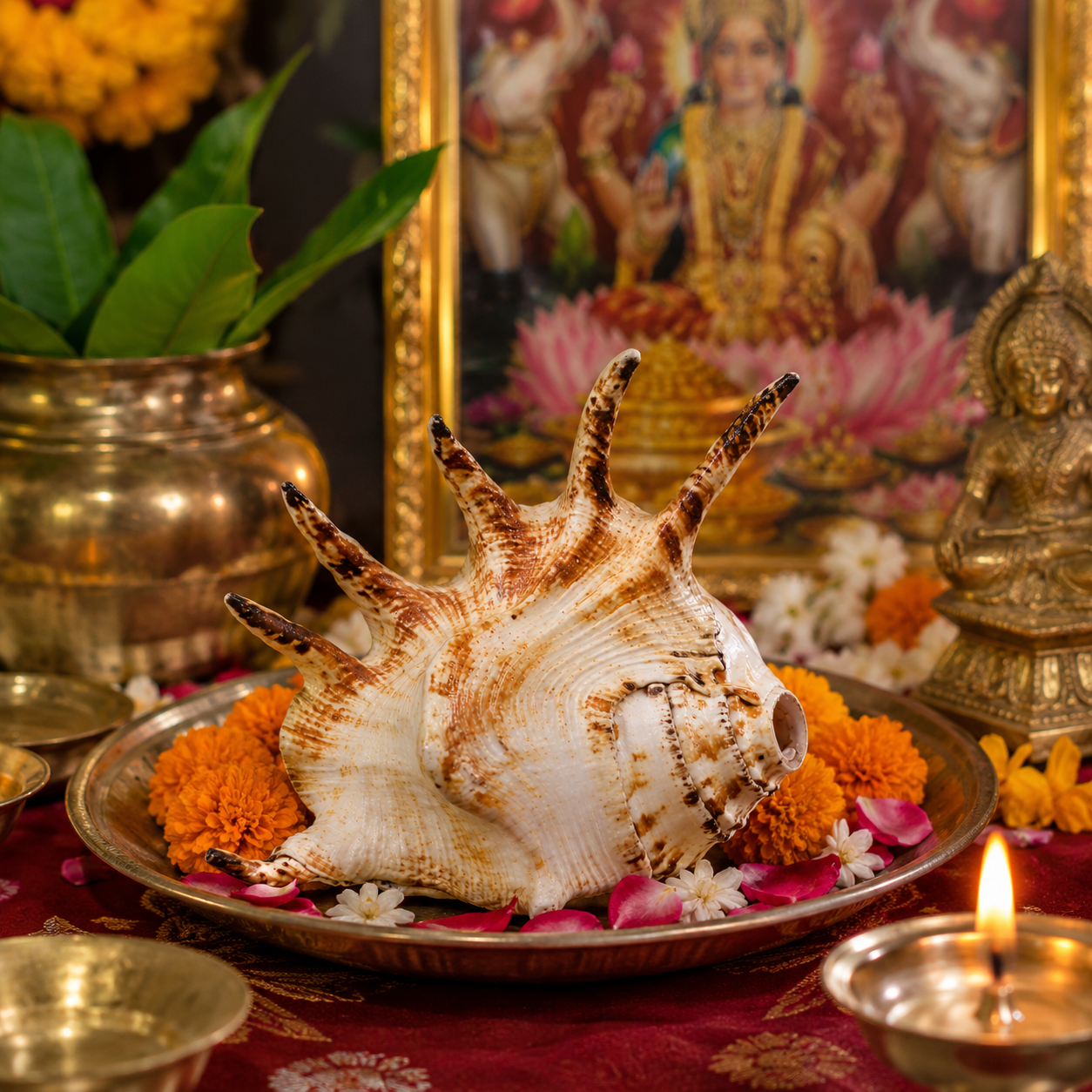 Panja Shankh (Five-Lined Conch) thumbnail 2