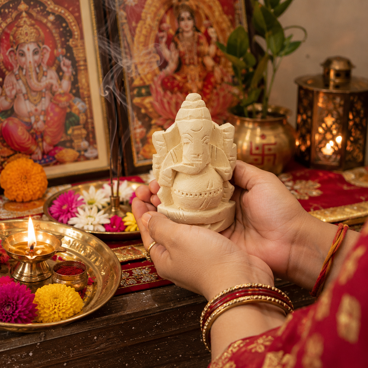 Shwetark Ganpati (White Sun Stone) thumbnail 2