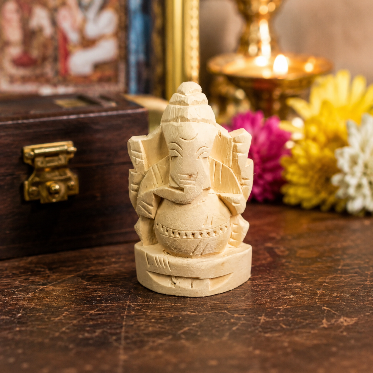 Shwetark Ganpati (White Sun Stone) thumbnail 3