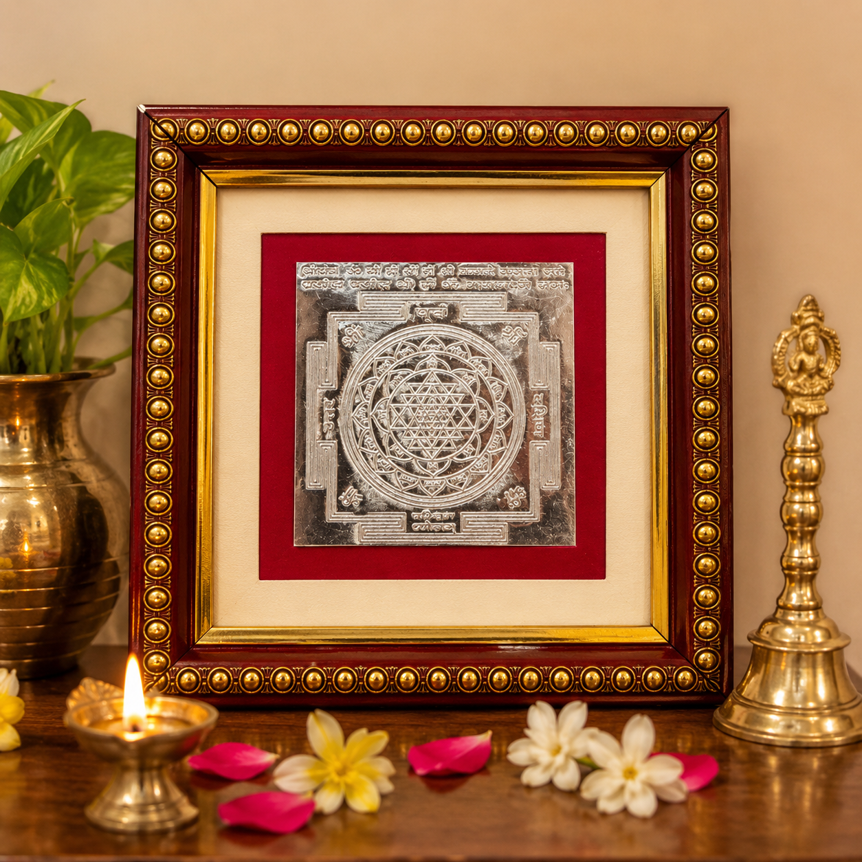 Silver Shree Nath Ji Idol (Lord Krishna) - Image 1