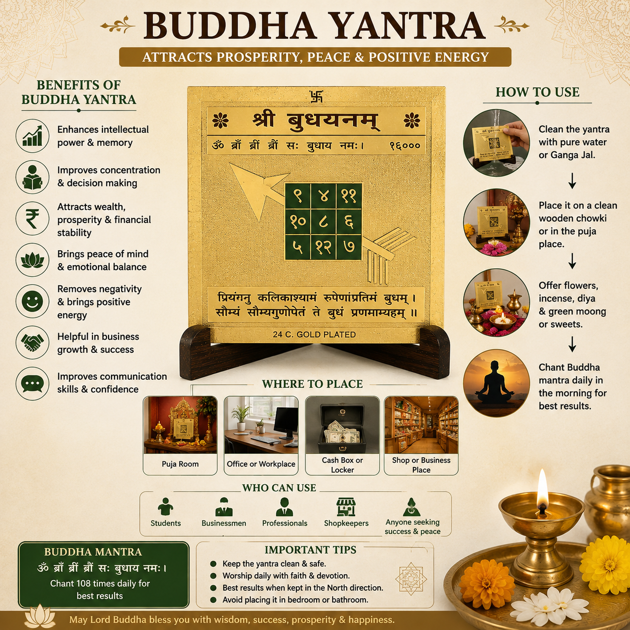 Budh 3x3 Yantra thumbnail 3