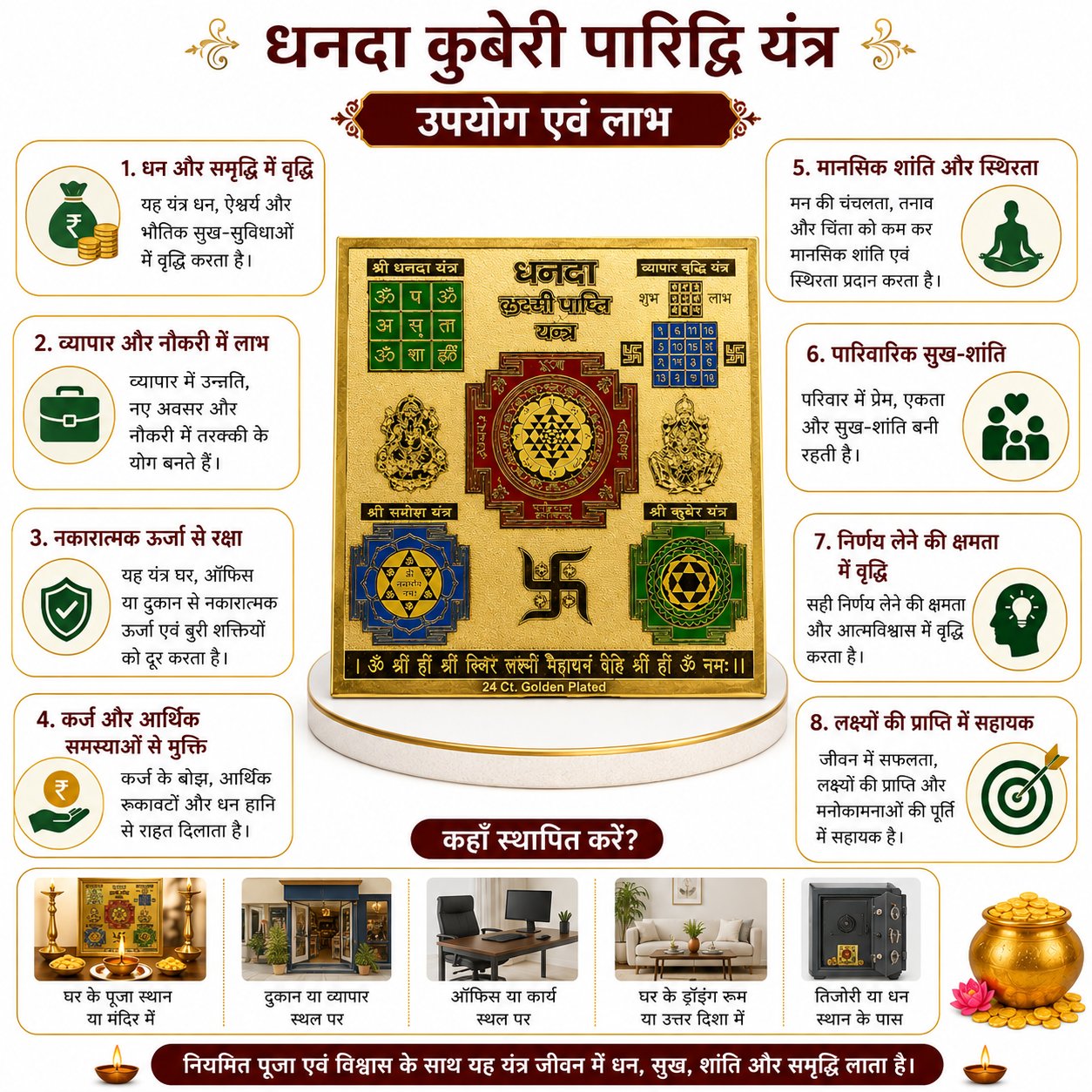 Dhanada Laxmi Prapti 6x6 Yantra thumbnail 4