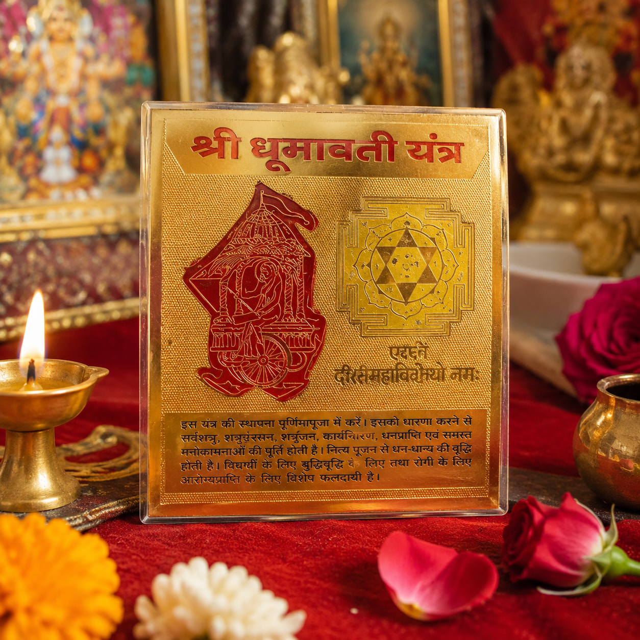 Dhumavati 3x3 Yantra thumbnail 2