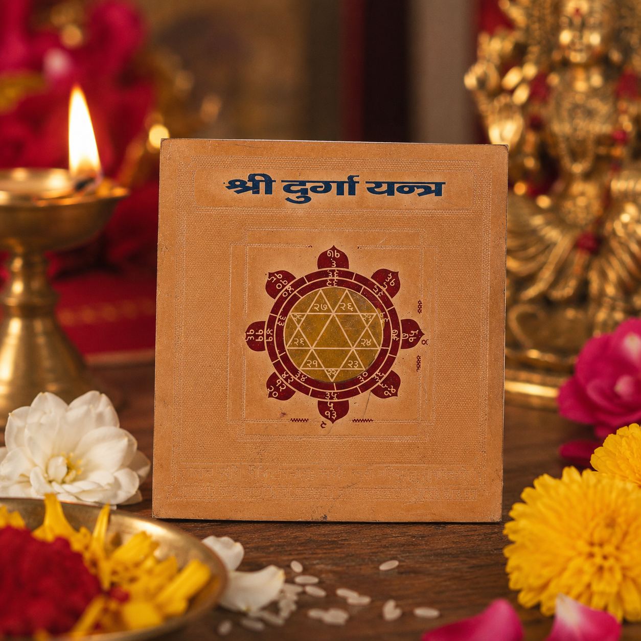 Durga 3x3 Yantra - Image 1