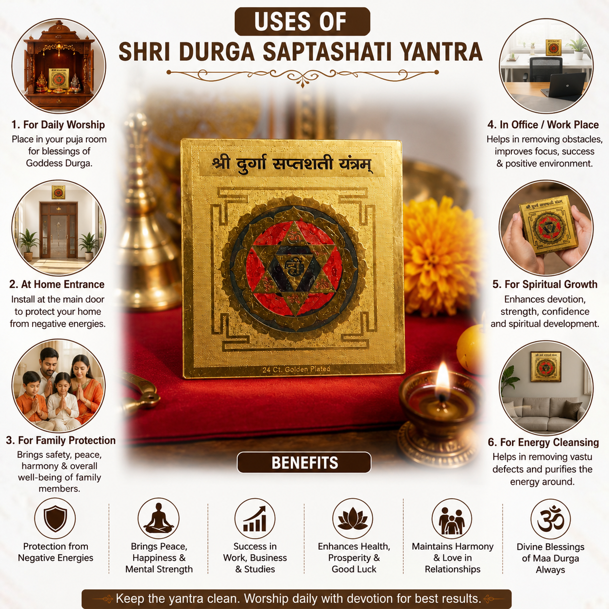 Durga Saptashati 3x3 Yantra thumbnail 3