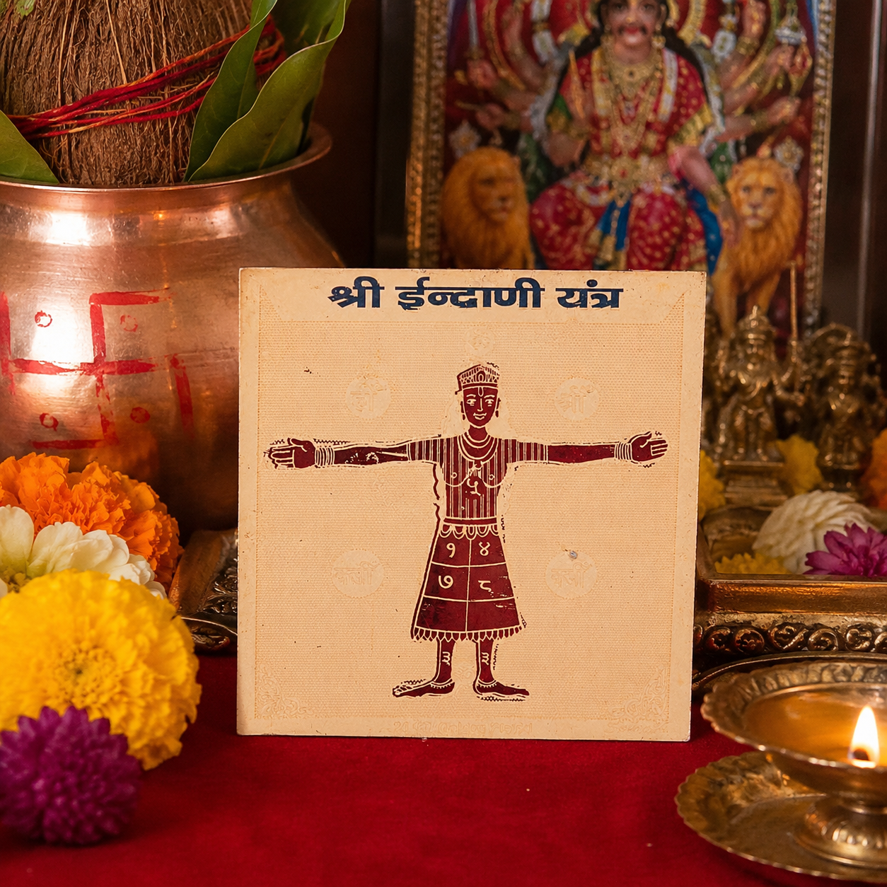 Indrani 3x3 Yantra - Image 1