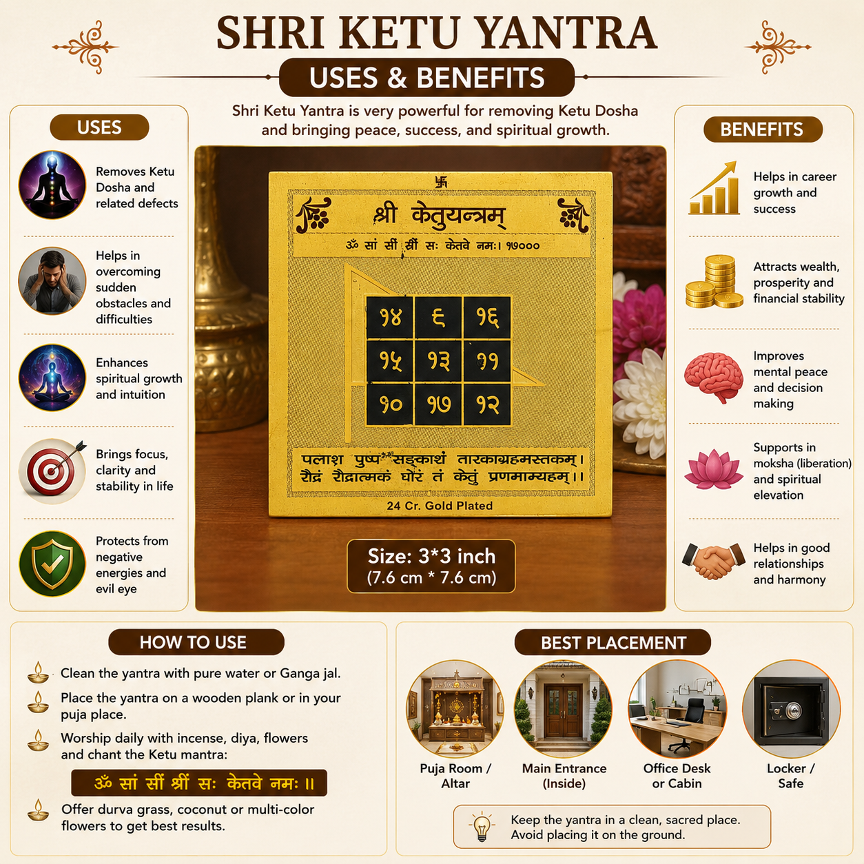Ketu 3x3 Yantra thumbnail 4