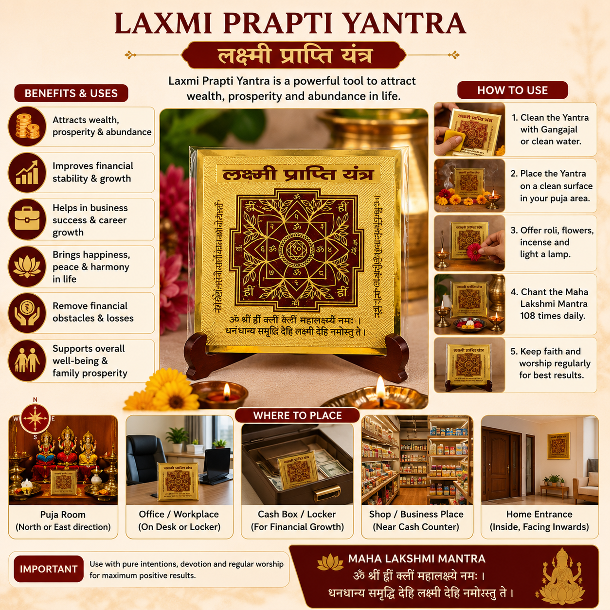 Laxmi Prapti 3x3 Yantra thumbnail 3