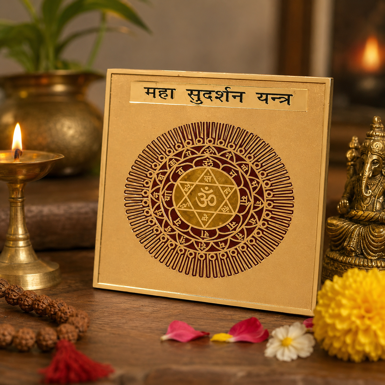Maha Sudarshan 3x3 Yantra - Image 1