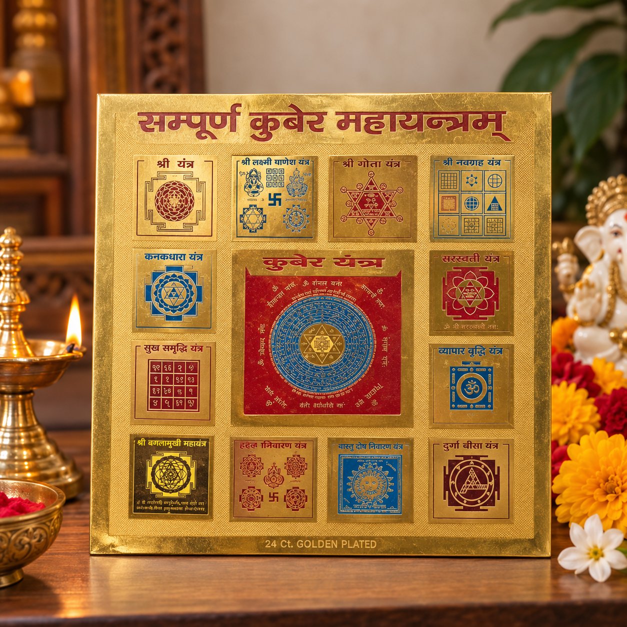 Sampoorna Kuber Maha 6x6 Yantra thumbnail 2