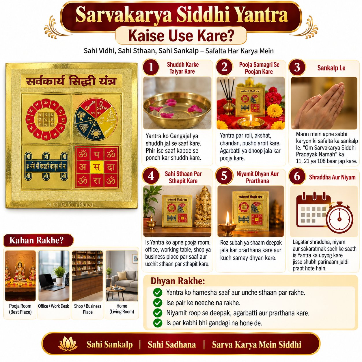 Sarva Karya Siddhi 6x6 Yantra thumbnail 5