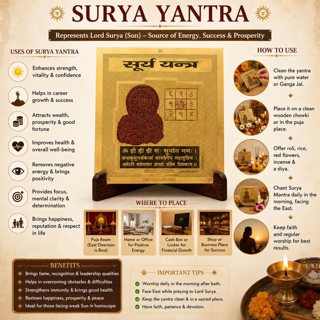 Surya 3x3 Yantra thumbnail 4