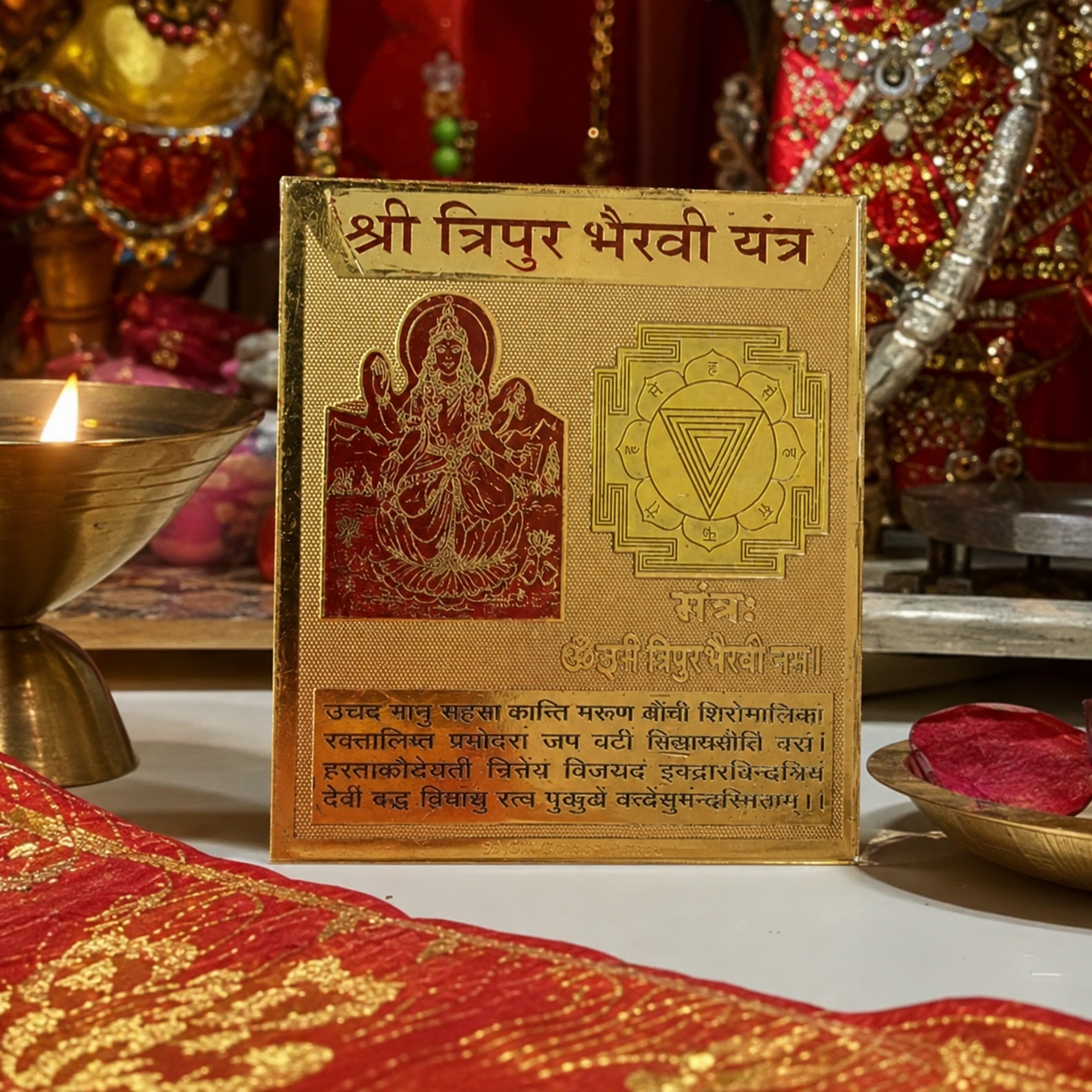 Tripur Bhairavi 3x3 Yantra - Image 1