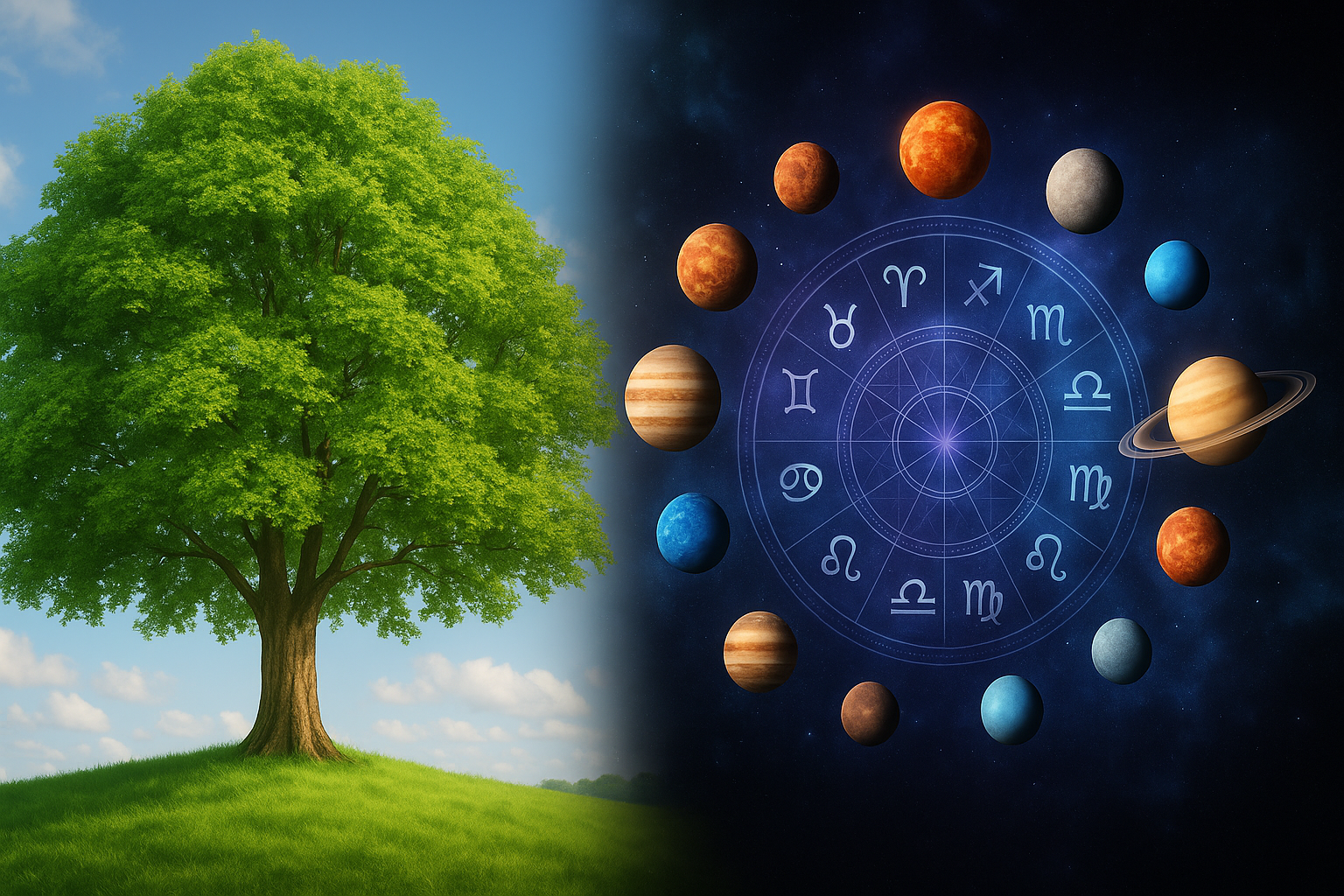 Planets Constellations and Plantations