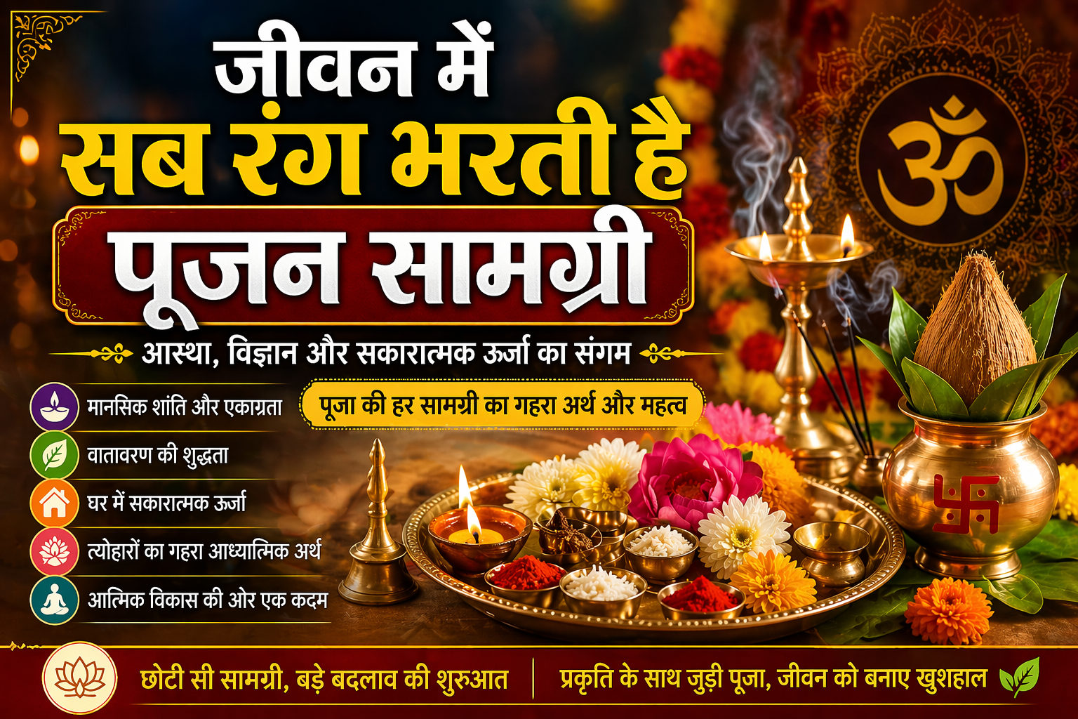 Pooja Samagri Importance